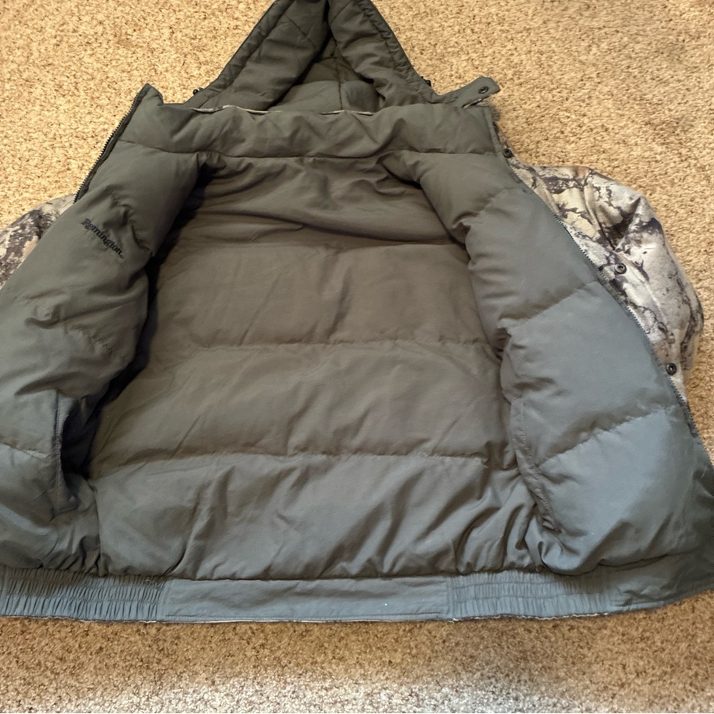 Remington Green Outdoor down Jacket reversible - Picture 5 of 10